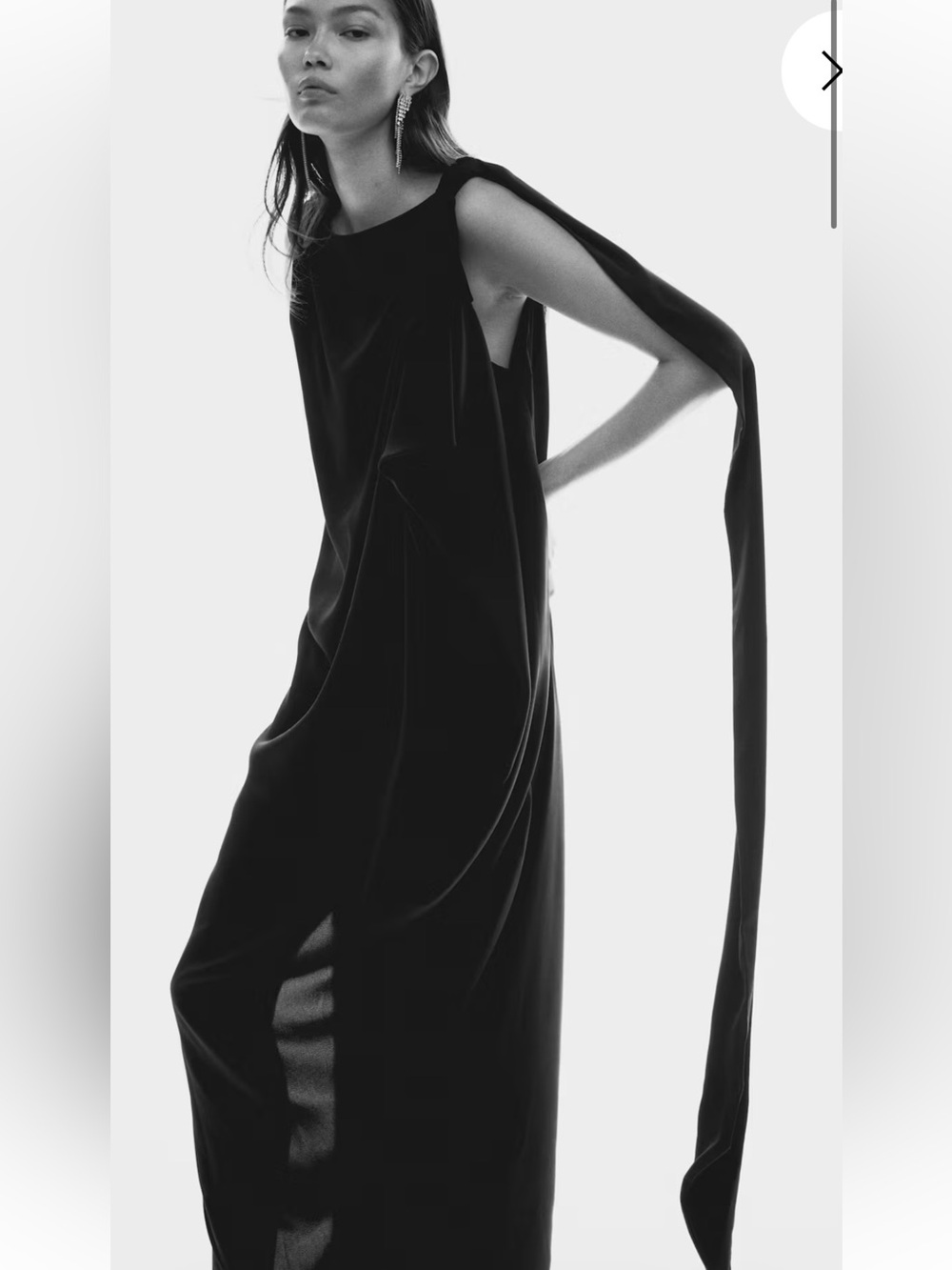 H&M Black Maxi Dress